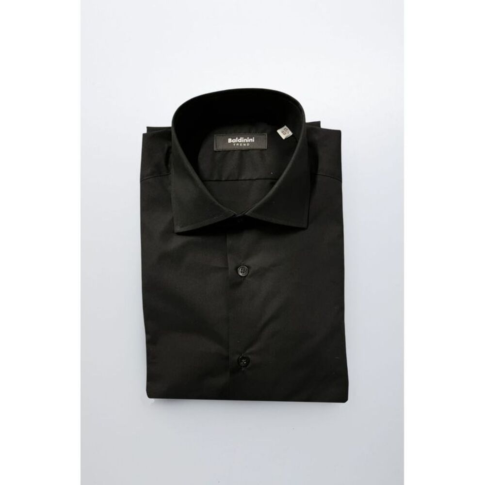 Baldinini Trend Black Cotton Men's Men's Shirt